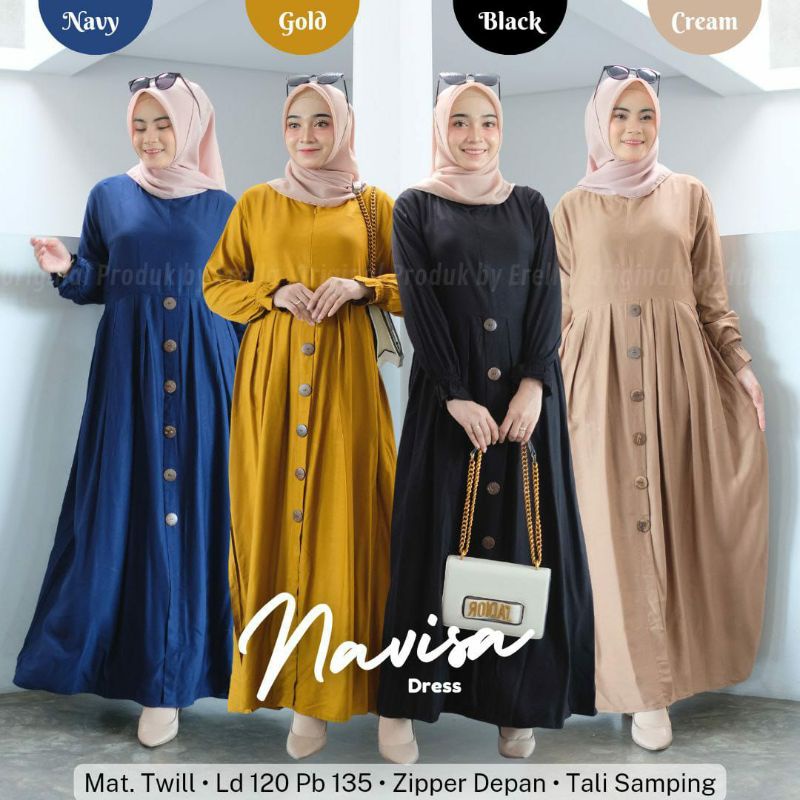 Gamis Wanita Navisa Dress by Erella