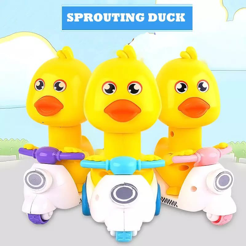 Mainan Anak Bebek Sepeda Motor Bisa JALAN Tanpa Baterai