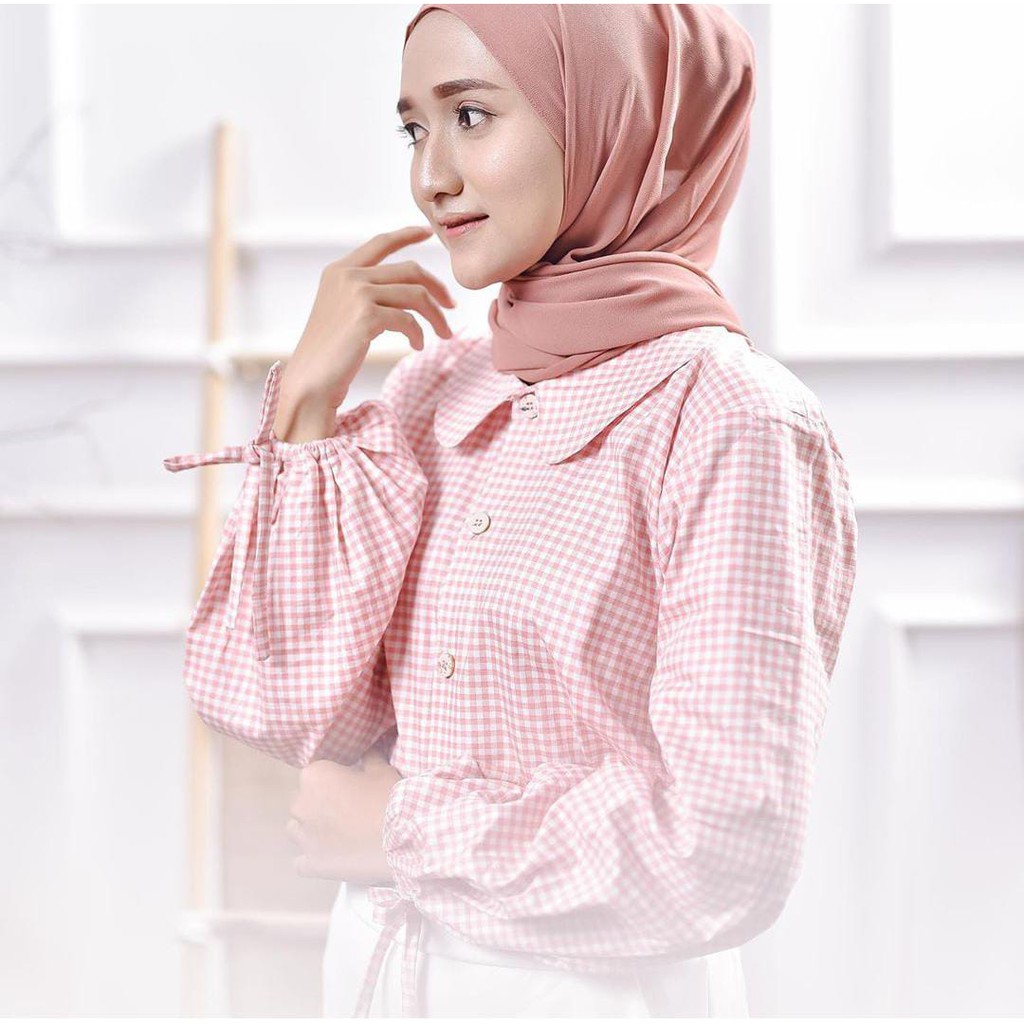 Grosir Baju Murah Atasan Blouse Wanita Fashion Muslim Zashi-2