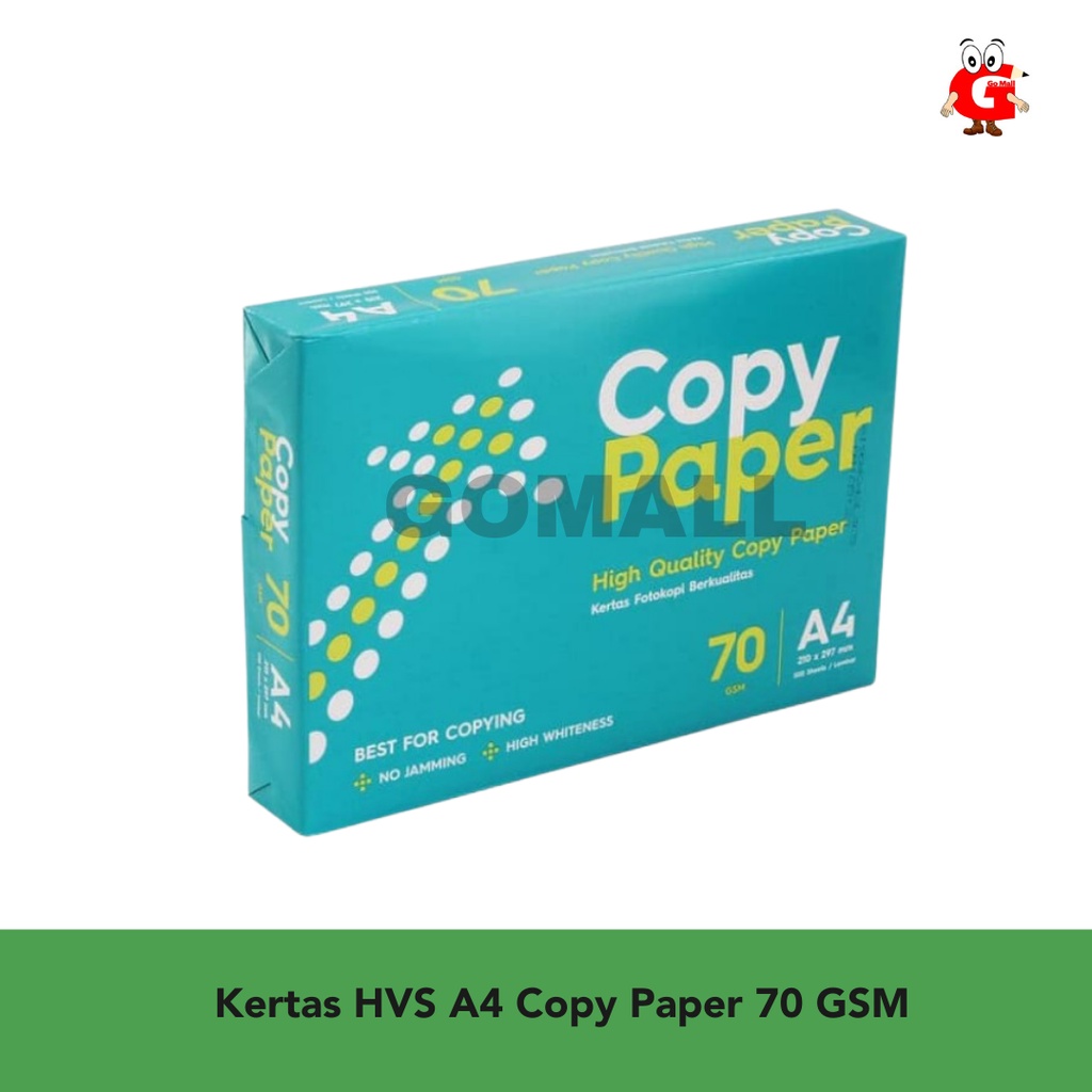 

Copy Paper Kertas HVS Fotocopy 70 GSM A4