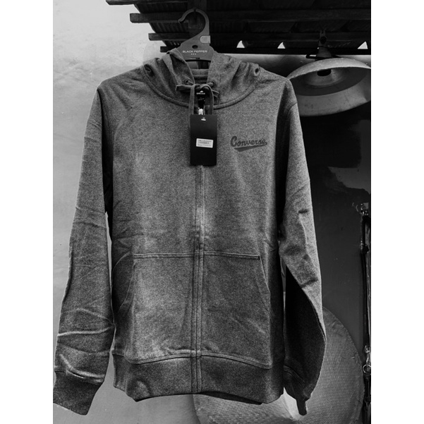 Jaket Converse Nova Full Zip Hoodie Original