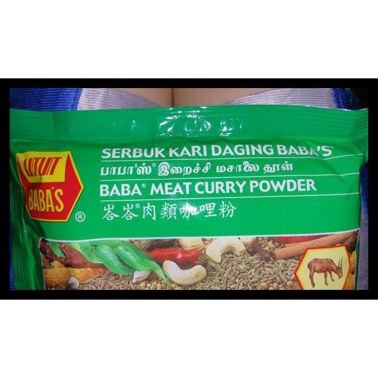 

NPD7 BUMBU KARI DAGING BABAS / SERBUK BABA MEAT CURRY POWDER MALAY 250 GR XK2G