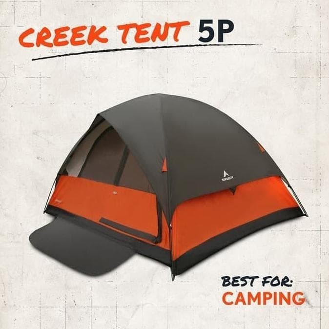 tenda eiger001 creek 5p tent 3783 tenda original camping