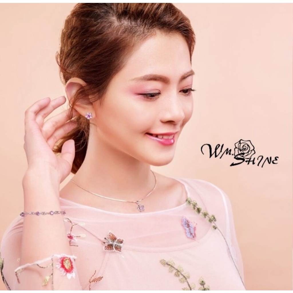 Wm.Shine Blossom Ear Studs 031 Anting Wanita Perak S925