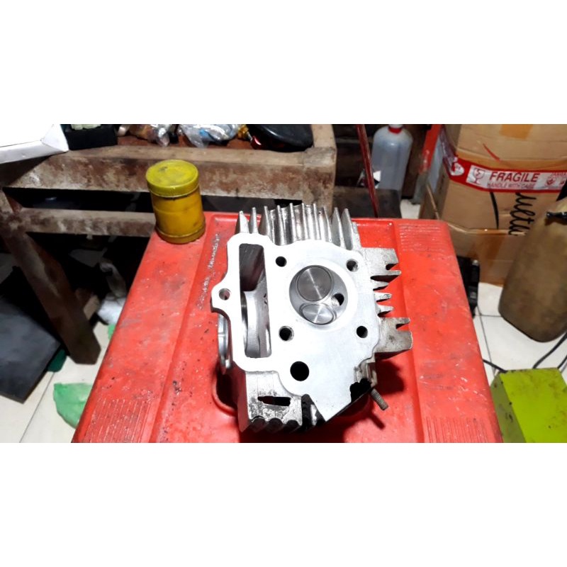 Paket Head Kop Supra Fit,New,X,Grand Standar Porting + Noken As Racing Spek Harian Touring