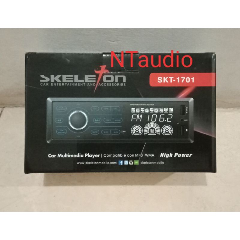 TAPE MOBIL DHD/SKELETON SKT-1701 USB-SD-FM-MP3-MP4-BLUETOOTH