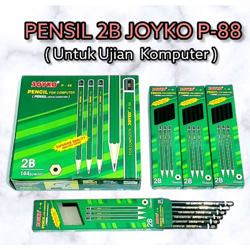 

Pensil 2B JOYKO P88 Hijau Untuk Ujian Komputer