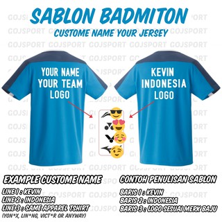 Sablon Badminton / Bulutangkis