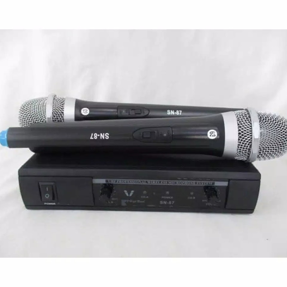 Mic wireless SONY SN-87 microphone UHF 2 mic wireless