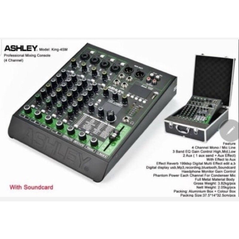 Mixer Ashley King 4 SM Original Ashley King 4SM - 4 Channel