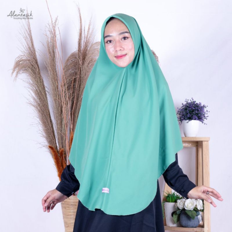 ALANTASIK - Jilbab Segiempat Instan Maroko /  TUDUNG BAWAL LABUH BIDANG instan Bolbal R.5