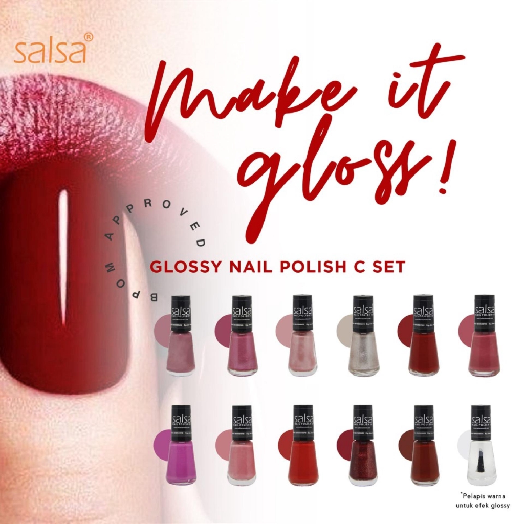 

Salsa Kutek Nail Polish Color Cutek Salsa - 12 Pcs / 1 Pack - SET C Random Color