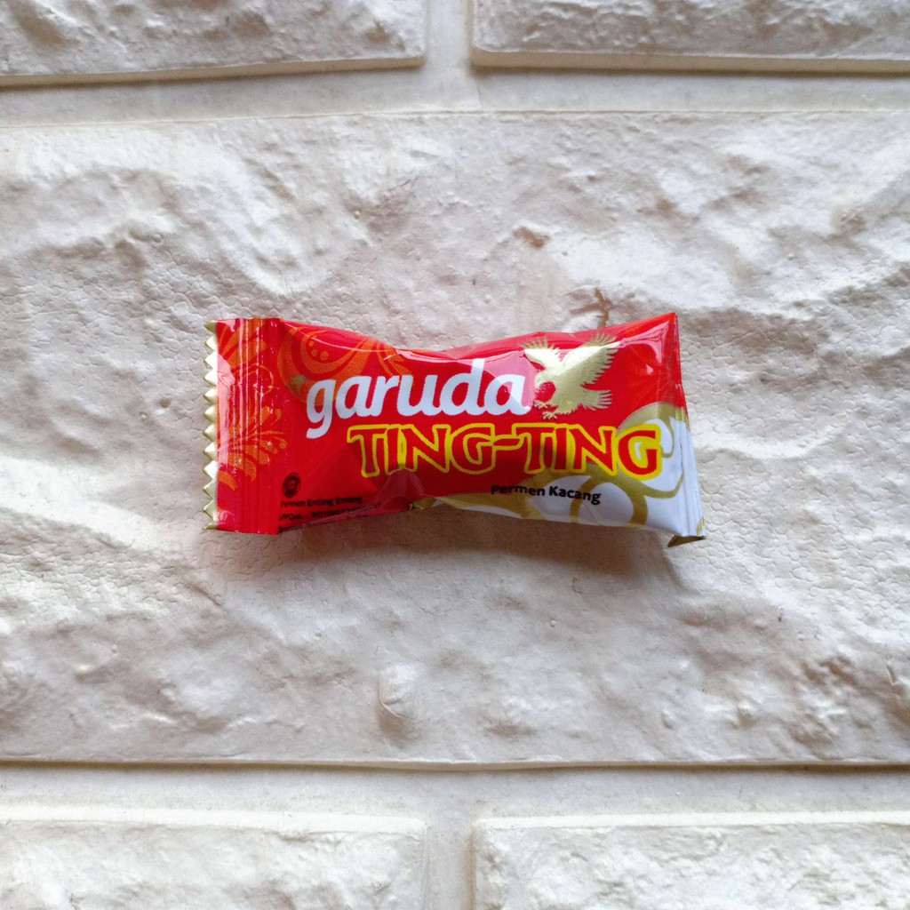 

Garuda Ting Ting Permen Enting Enting Kacang Peanut 2.5gr Snack Cemilan Makanan Ringan 2.5 gr