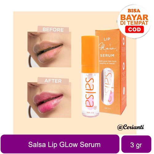 [BPOM] SALSA Lip Glow Serum - Lippie Serum Bibir 3GR