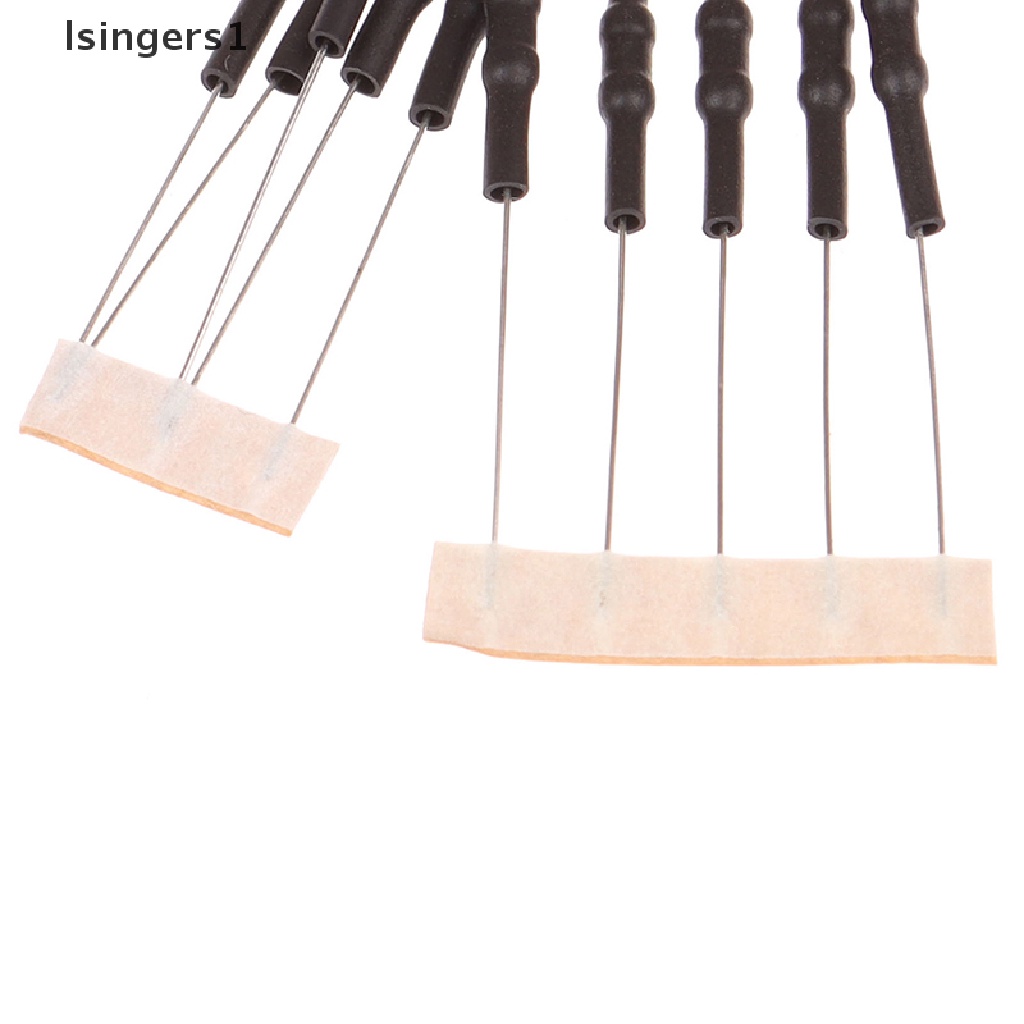 (lsingers1) 10pcs Lampu led t0603wm pre-soldered micro 0.1mm Kabel Tembaga Putih smd 0603 Panjang 20cm