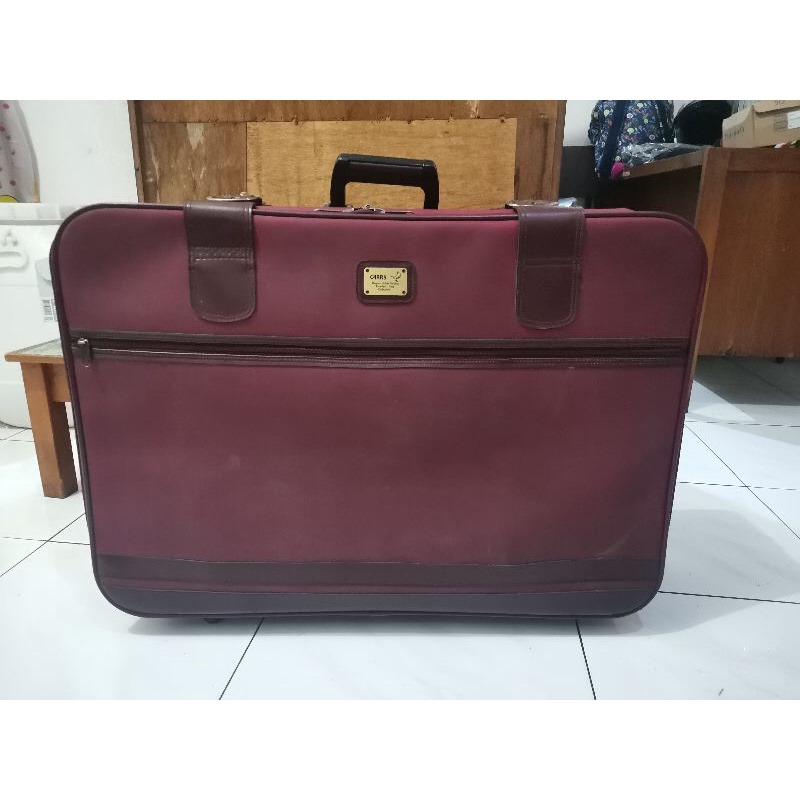 Koper Vintage Kanvas mix kulit asli