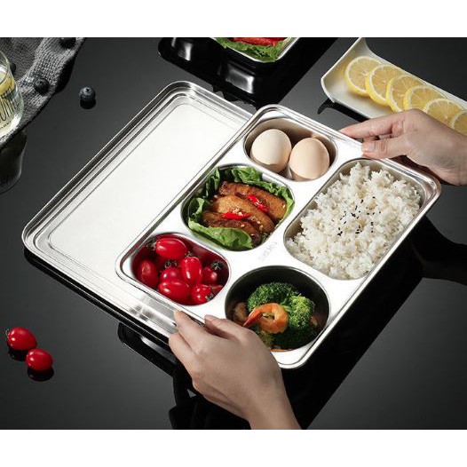 TEMPAT MAKAN STAINLESS/Food Tray Stainless