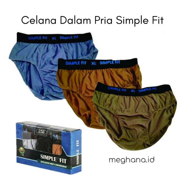 Undies Celana Dalam Pria Polos Merk Simple Fit - ALEXA GROSIR