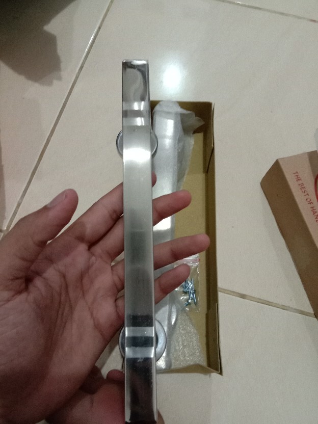 Paket Handle Pintu Stainless S 25cm 2set + Body Pelor