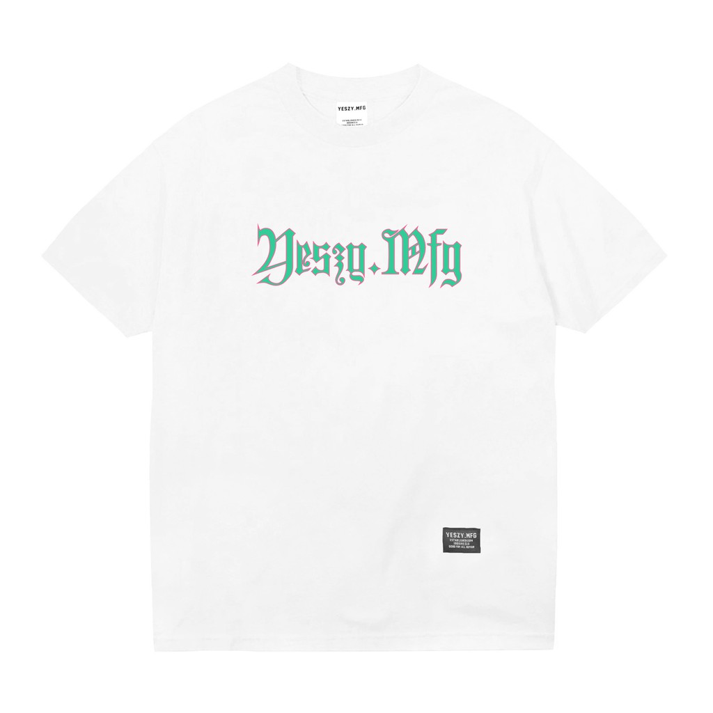 YESZY.MFG Tshirt White Core F. Pastel