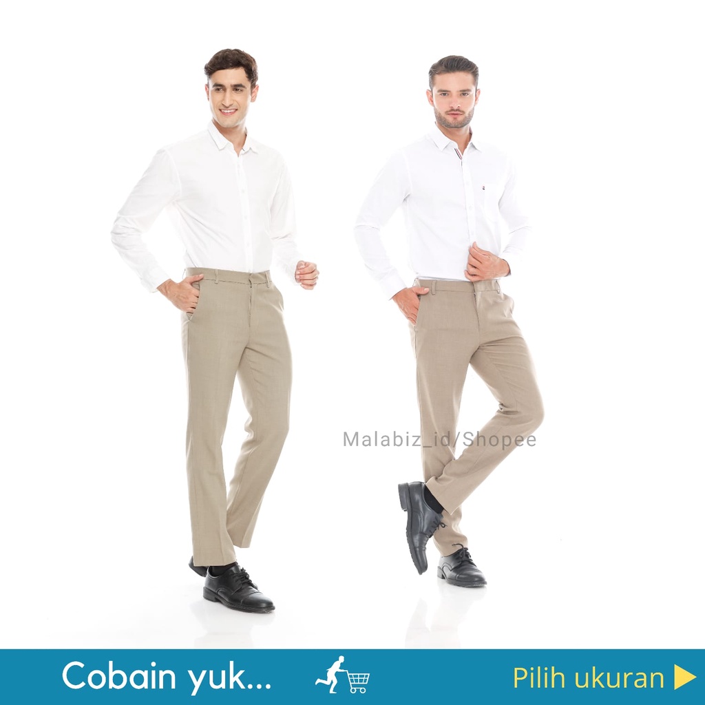 Raynor Slimfit Celana Formal Pria Melar Kantor || Raynor Slimfit Celana Pria Formal Melar Keren