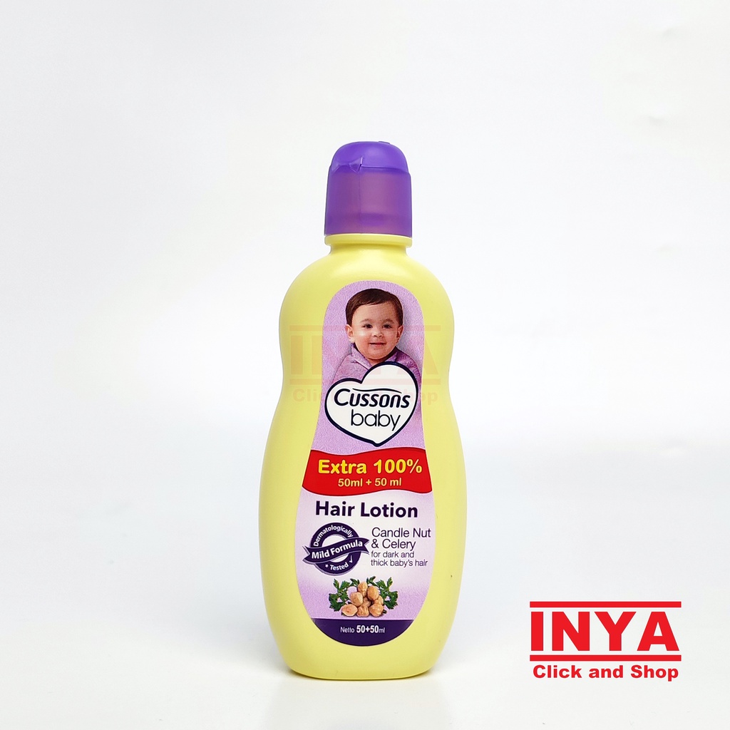 CUSSONS BABY HAIR LOTION CANDLE NUT &amp; CELERY 50ml