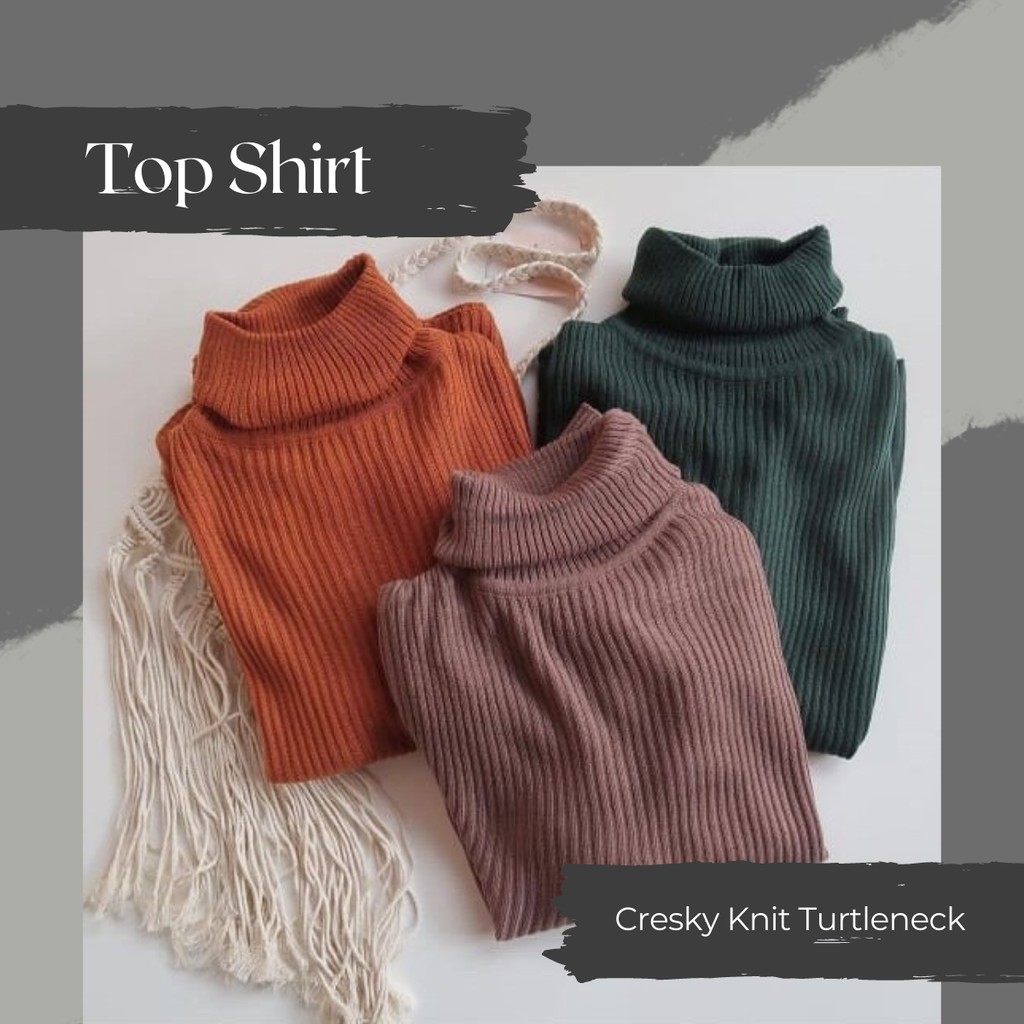 TURTLENECK KNIT/SWEATER/ATASAN