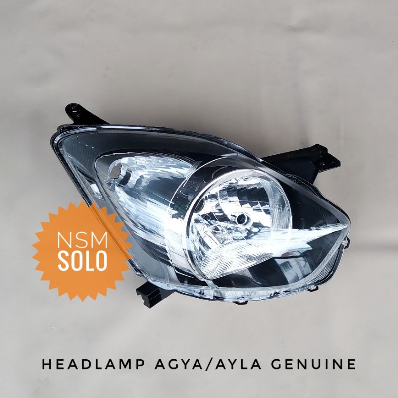 Headlamp Lampu Utama Mobil Toyota Agya Ayla Daihatsu Kiri Kanan Genuine Dmac