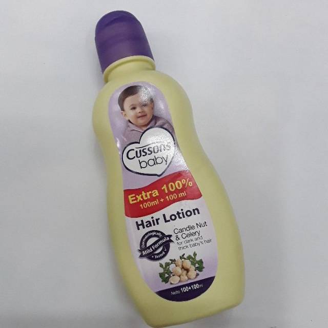 cussons baby hair lotion candlenut & celery