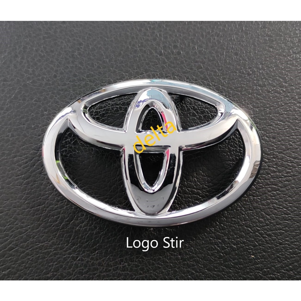 Logo Emblim STIR Toyota Chrome