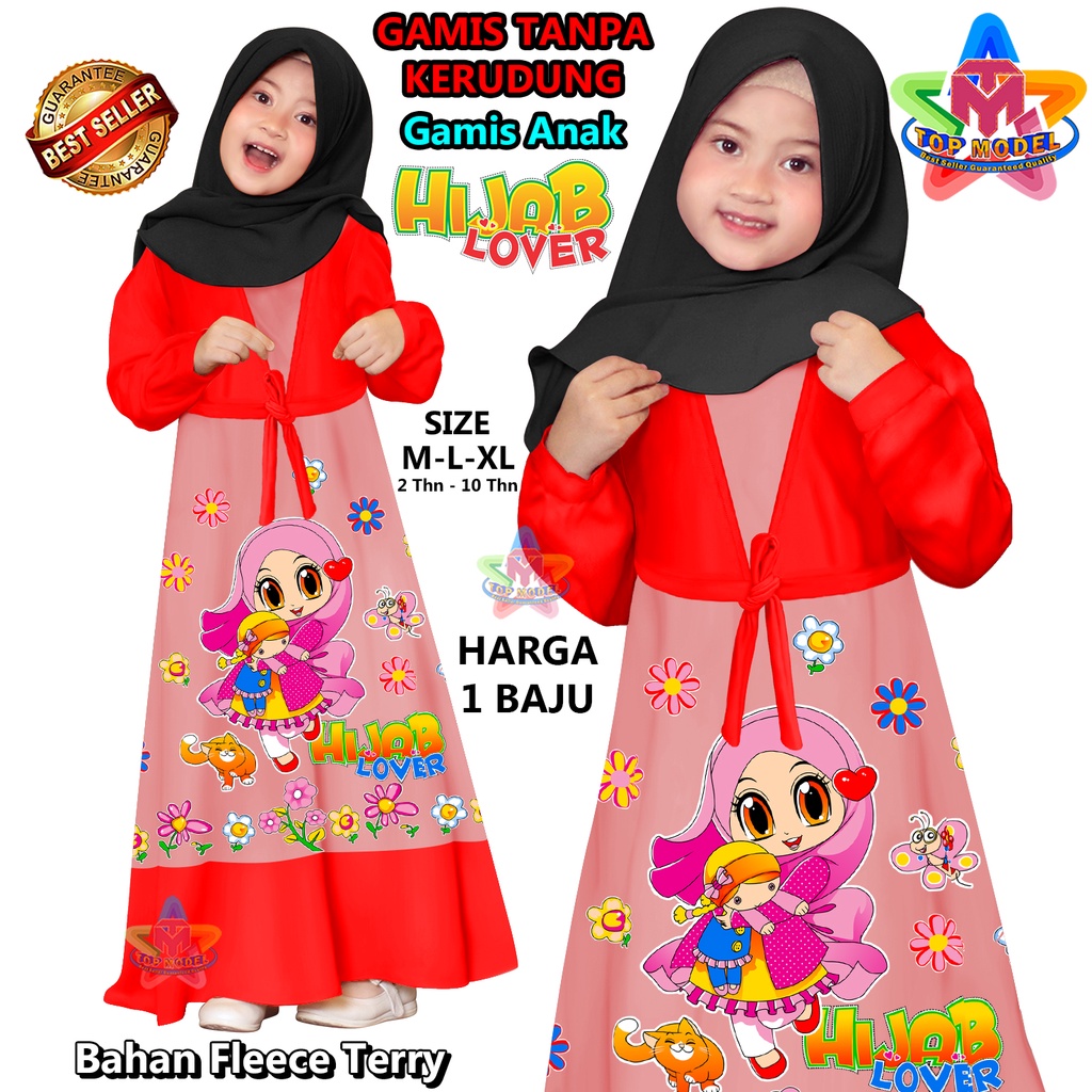 Gamis anak anak, Gamis anak Hijab Lovers, TM 00056 gamis anak trend, gamis anak termurah, gamis anak animasi