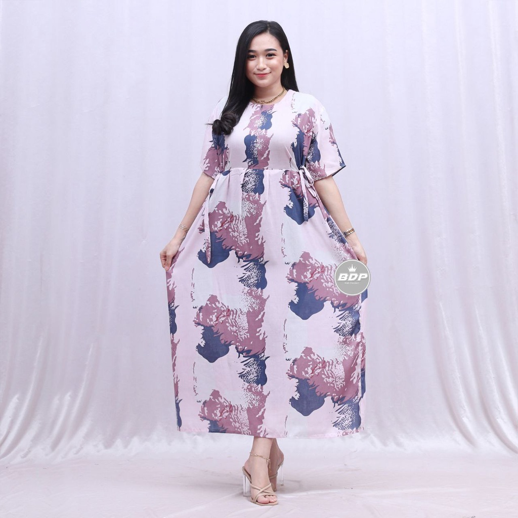 Dianputri - Daster Chibi Panjang Semata kaki Busui Kekinian Non Ruffle Dianputri-aqila
