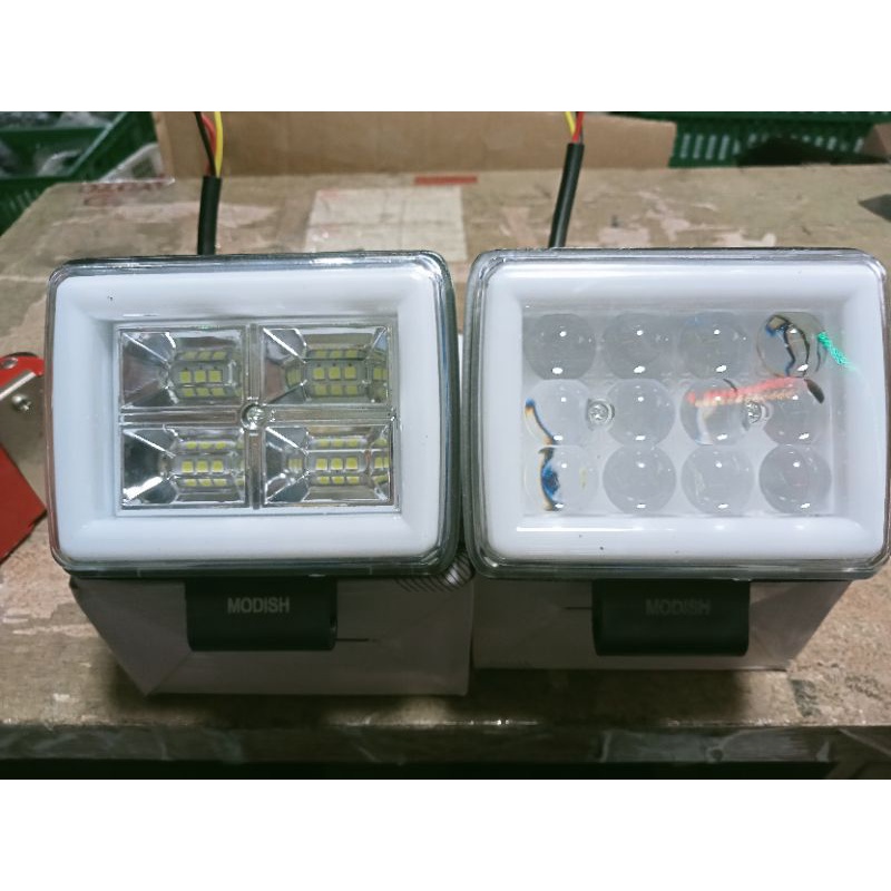 Lampu Led 6 Mata Kotak Mini HJG 18 watt M019 I Lampu Tembak 6 Mata Kotak Mini I