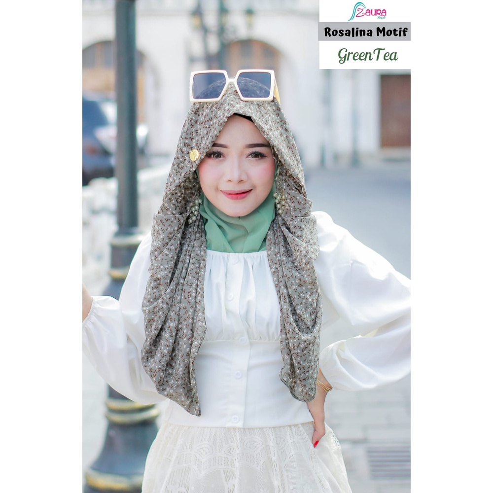 Zaura Hijab Pastan Rosalina Motif