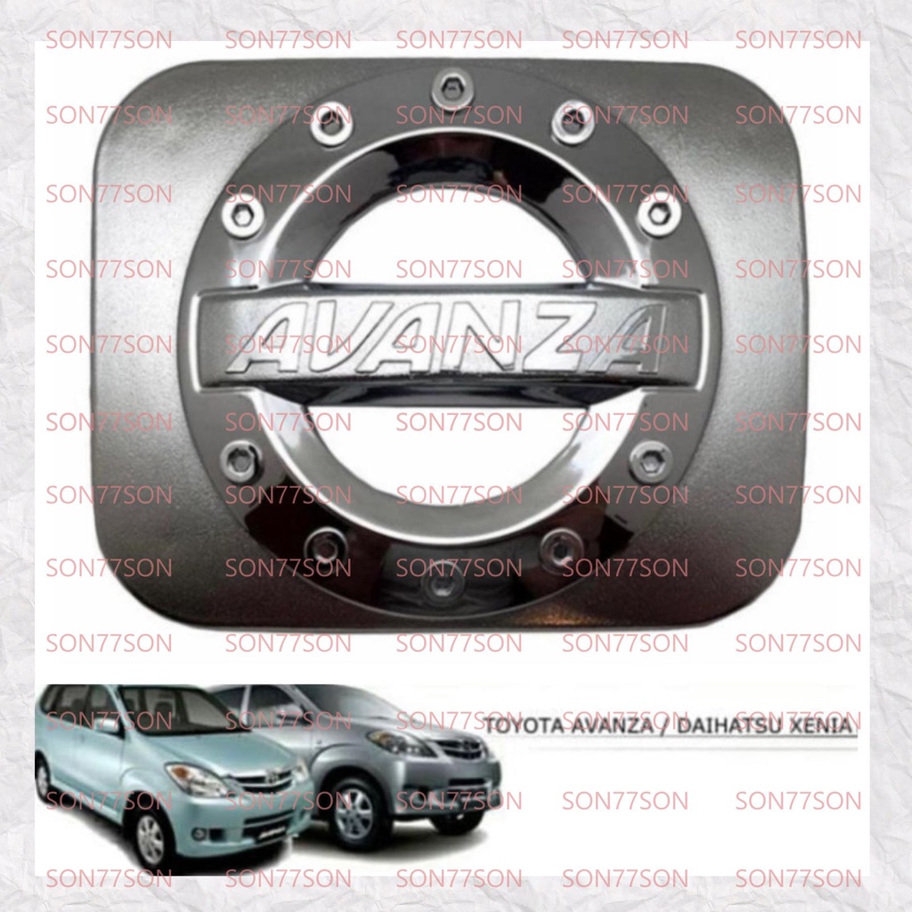 Tank Cover Avanza Xenia VVTI 2008 2010 2011 Hitam Chrome