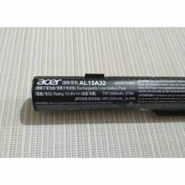 Baterai Laptop Original Acer Aspire AL15A32, E5-422, E5-472, E5-473, E5-522, E5-474, ES1-420