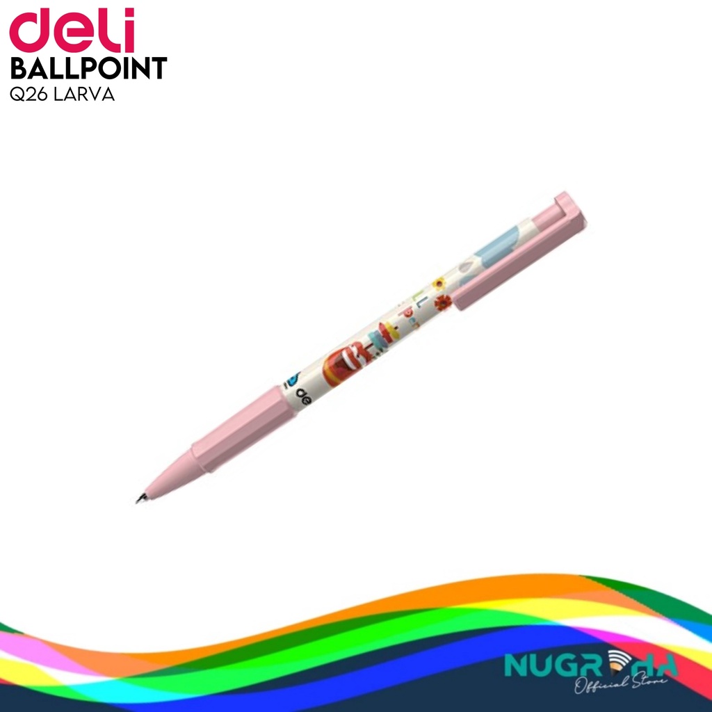 

BALLPOINT / PULPEN / PENA DELI Q26-BK LARVA