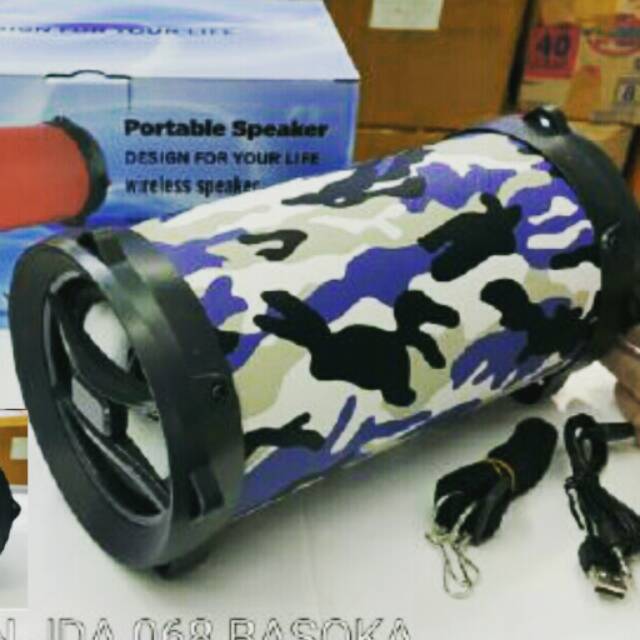 Speaker Bazooka JDA068 Bluetooth