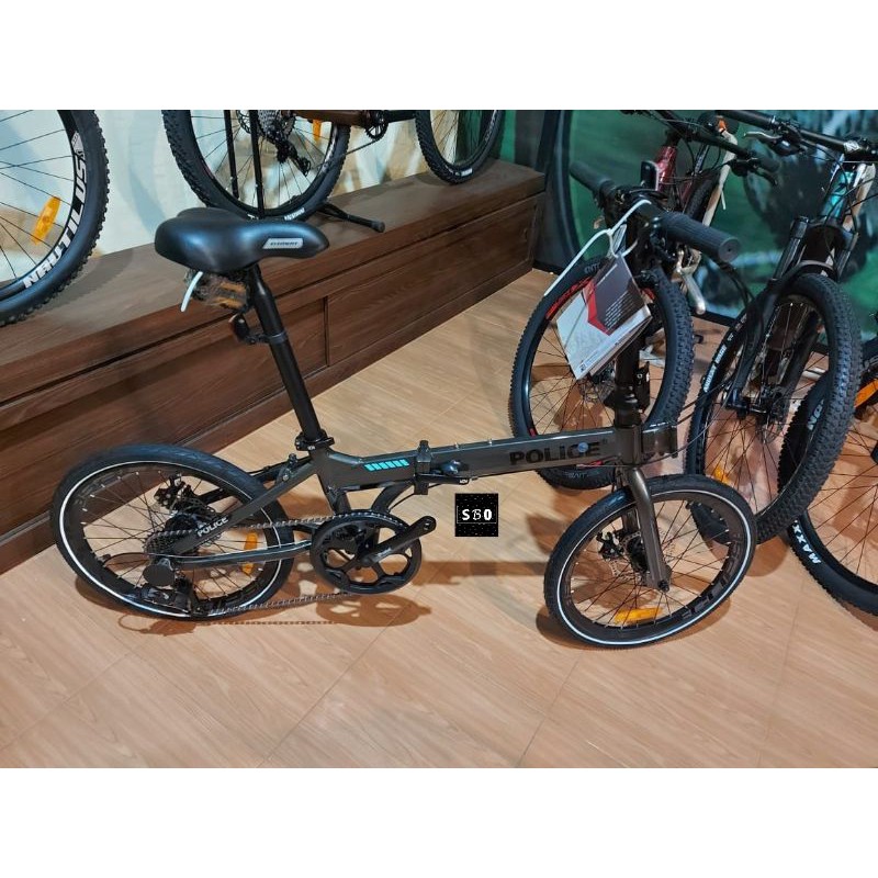 Folding 20 inch Police Texas 8 Speed Terbaru