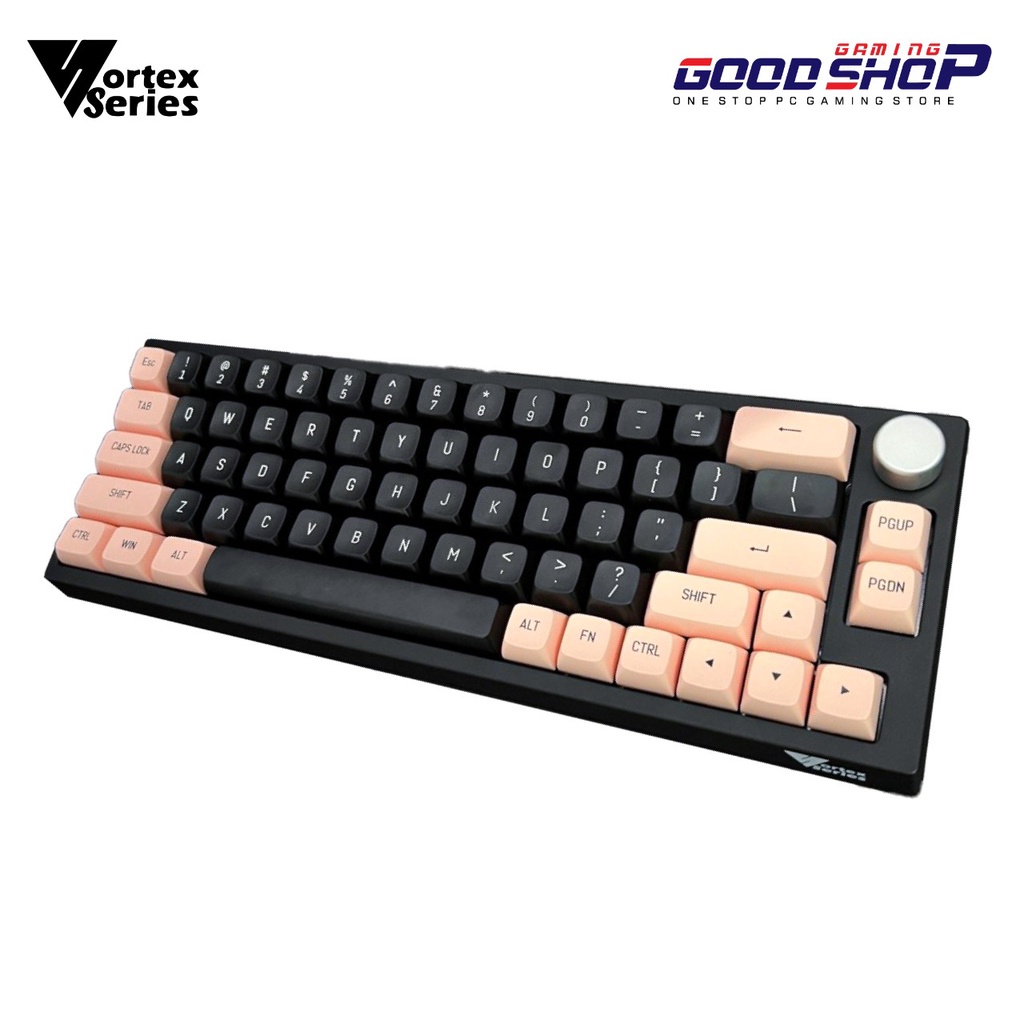 VortexSeries GT-6 Black &amp; Pink Wireless Mechanical - Gaming Keyboard