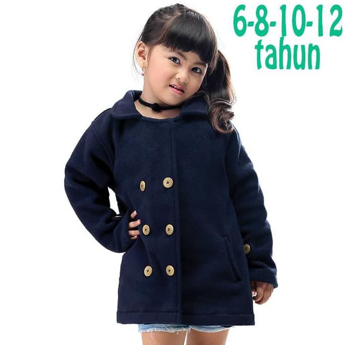 Jaket Anak Perempuan - Jaket Blazer Anak Perempuan Korea Navy Distro Branded 6 8 10 12 Tahun