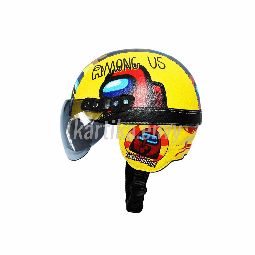 HELM SUPER Anak Balita Retro Amm0ng U5