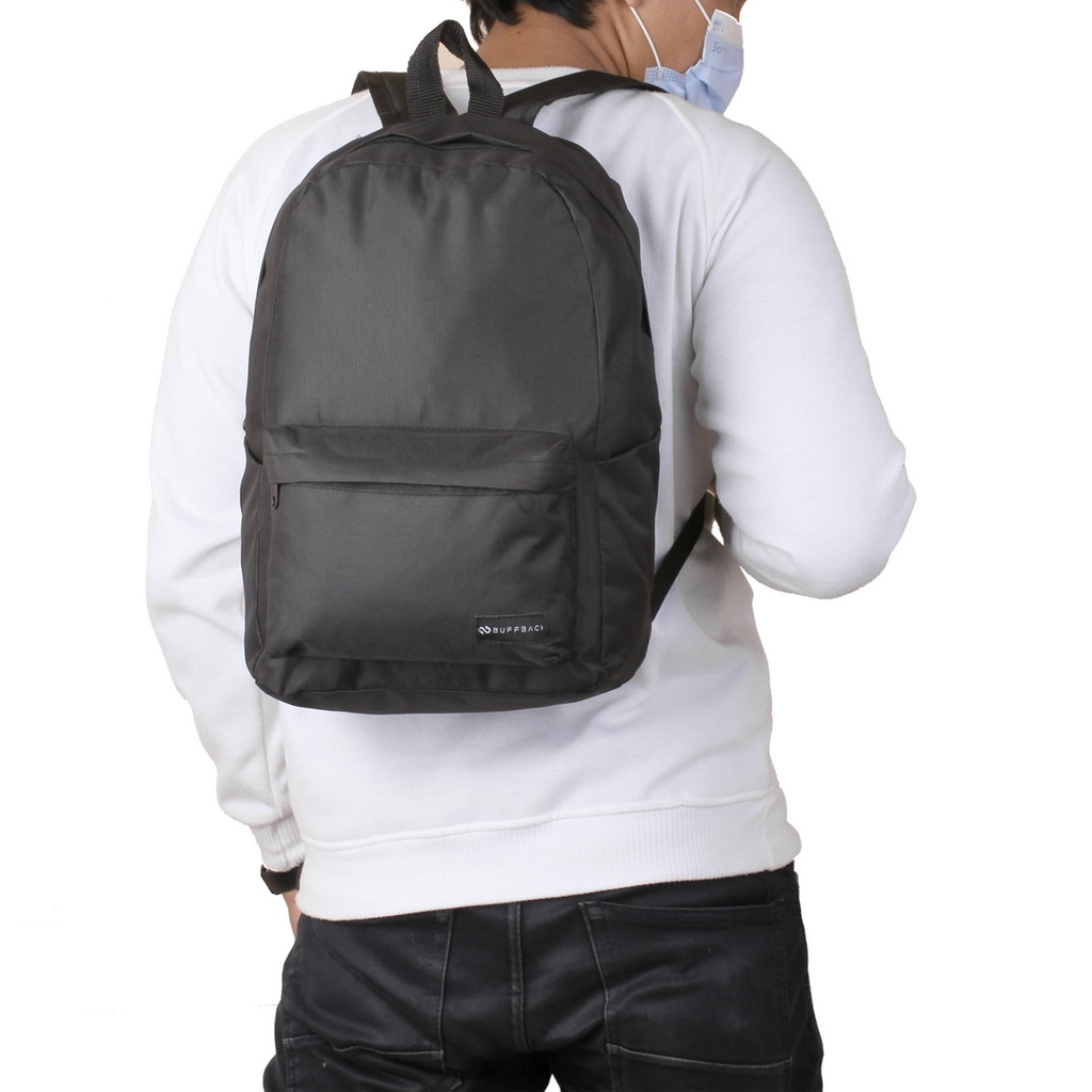 Tas Backpack Ransel Sekolah Stylish Polos Murah Image 4