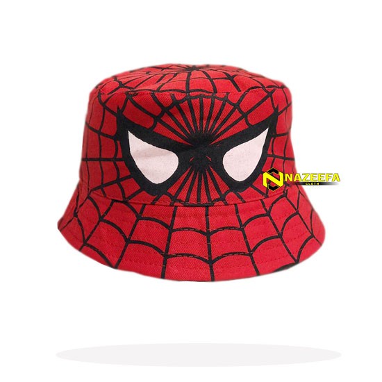 TOPI ANAK (3THN KEATAS) SPIDERMAN SUPER HERO TERBARU FULL SABLON PLUS BORDIR Terbaru Kartun Karakter Spiderman Super Hero