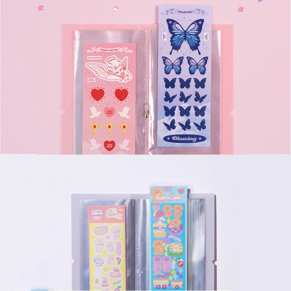 Top Stiker Storage Book Portable 30slot Bandage Idol Card Buku Hias