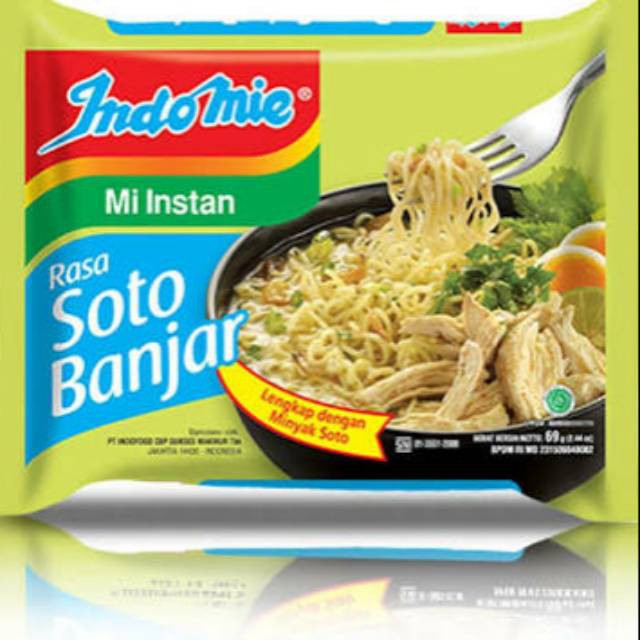 

Indomie Mi Kuah Soto Banjar 69g
