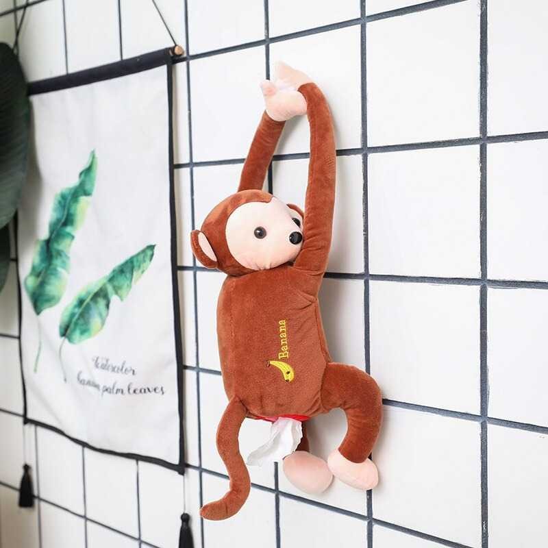 Kotak Box Tempat Tisu Mobil Monyet Gantung Monkey Car Hanging Tissue