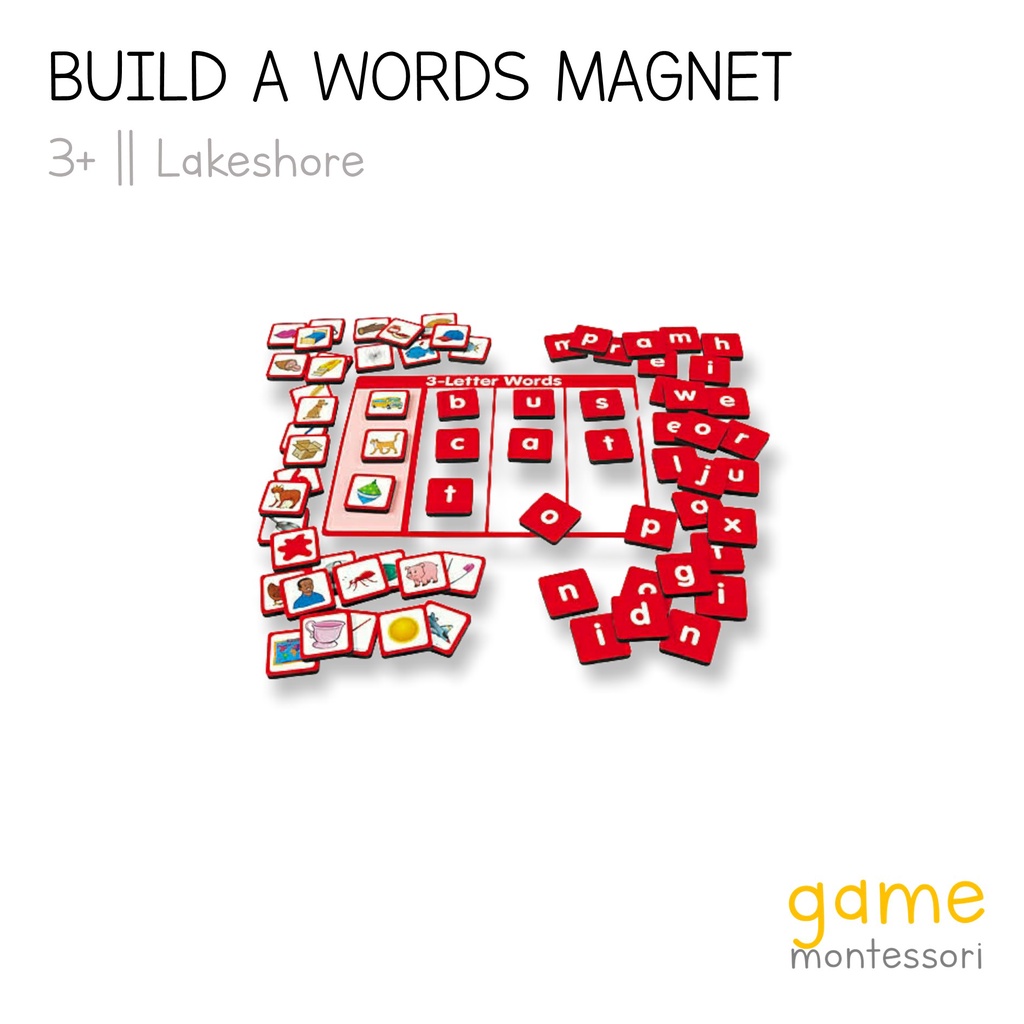 Lakeshore Build a Words 3 Letter Words