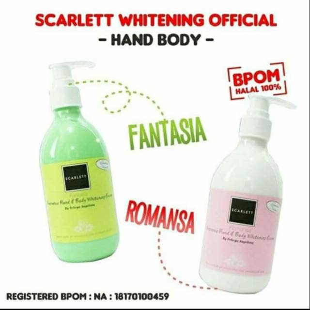Scarlett hand body whitening