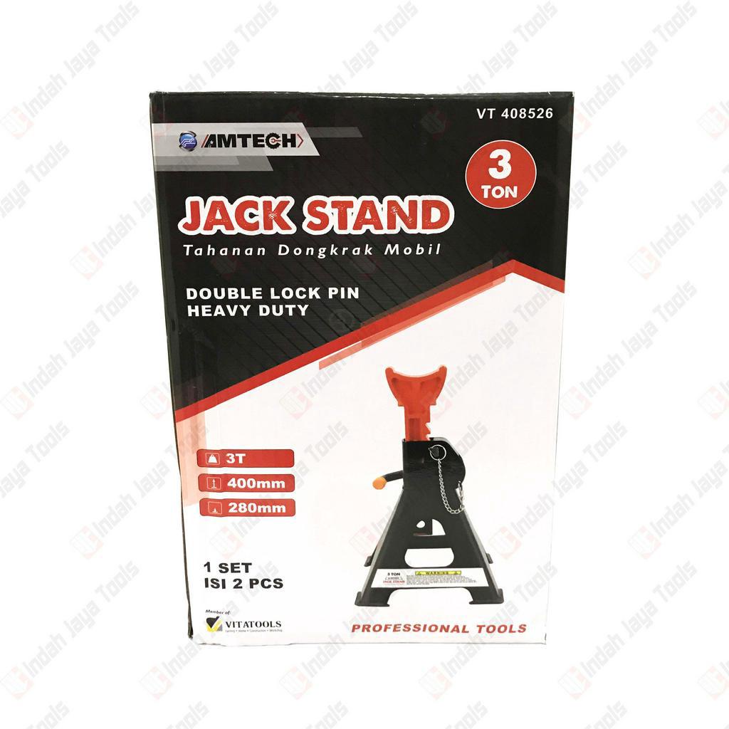 AMTECH VT408526 Jack Stand 3 Ton - Tahanan Dongkrak Mobil Kendaraan